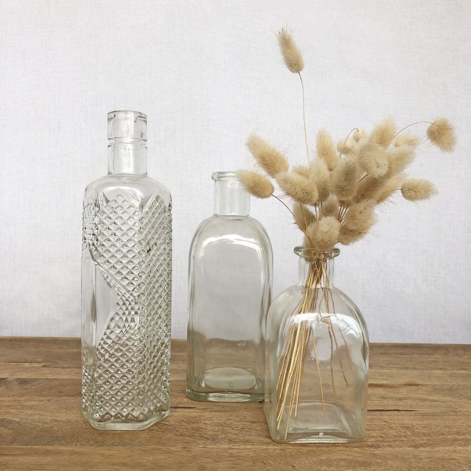 ASSORTED BUD VASES SQUARE BASE BeDesigned