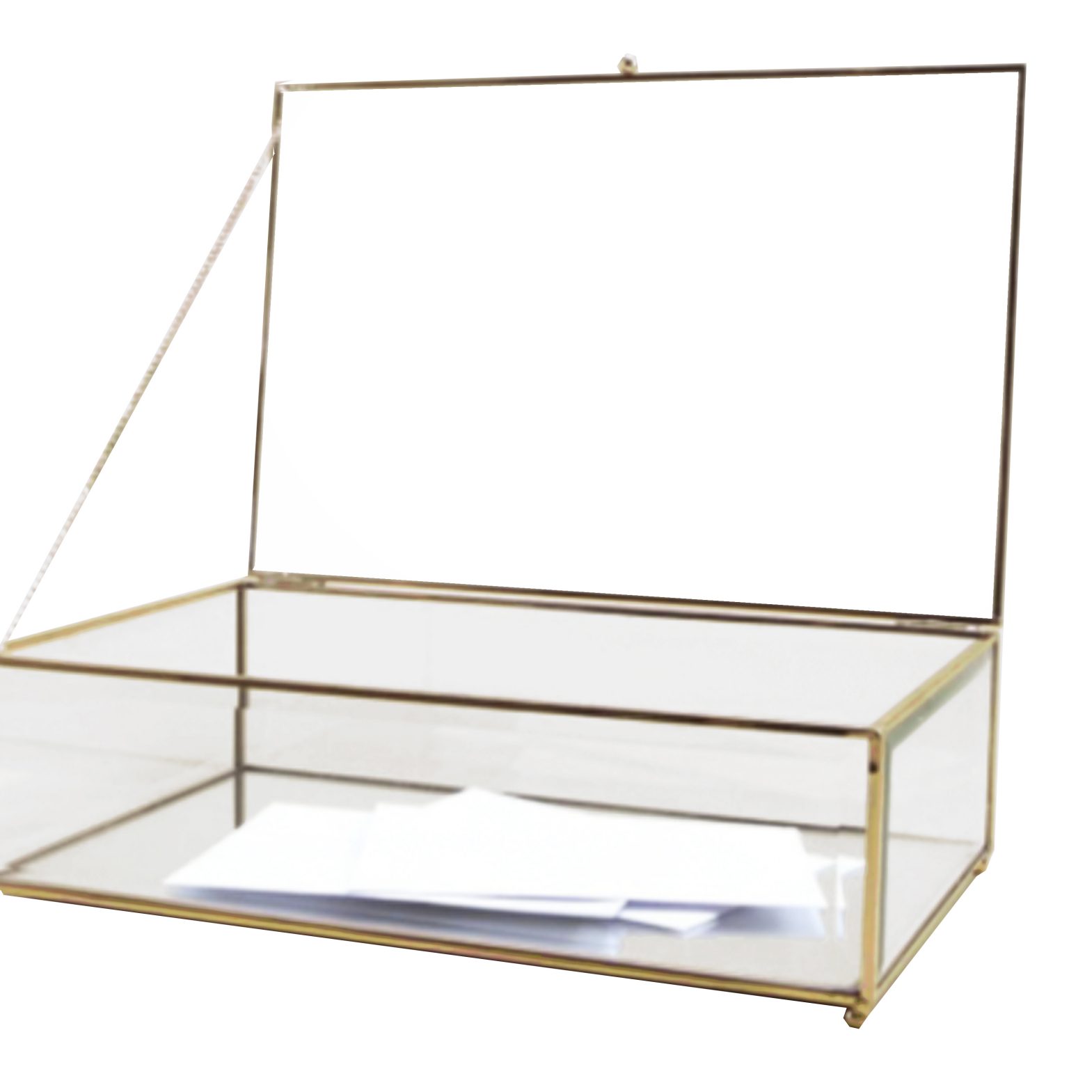 BLACK/ GLASS CARDS BOX BeDesigned